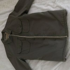 All Saints Sherpa Lined Shirt Jacket / Shacket